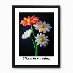 Bright Inflatable Flowers Poster Oxeye Daisy 2 Art Print