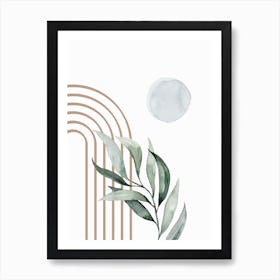 Boho Wall Print Art Print