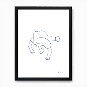 Contortionists Bodies 9 Art Print