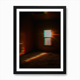 Room With A Window Wall Art Behind Couch Art Print