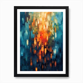 Oil Painting Abstract 4 Art Print