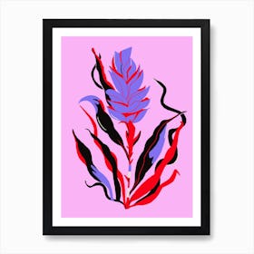 Purple flower Art Print