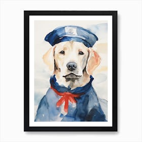 Sailor Dog 2 Art Print
