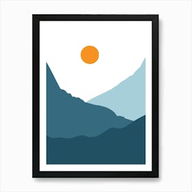 Mountain Landscape Art Print