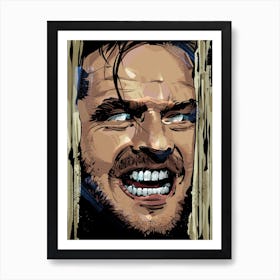 The Shining Eyes Art Print