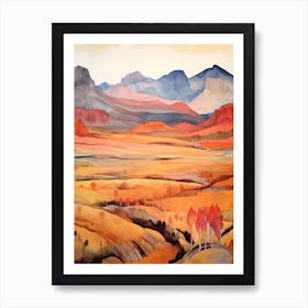 Autumn National Park Painting Rocky Mountain National Park Colorado Usa 4 Art Print