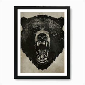 Bear'S Head Art Print