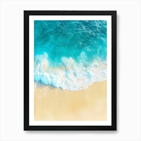 Beach Sand And Sea Art Print