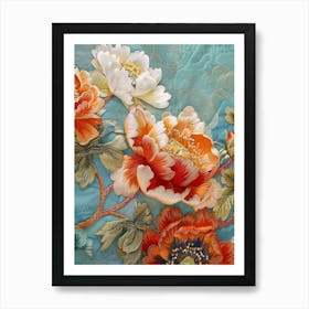 Chinese Floral Painting 10 Art Print