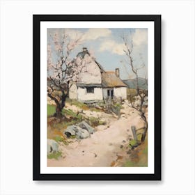 A Cottage In The English Country Side Painting 5 Art Print