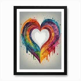 Heart Of Love 2 Art Print