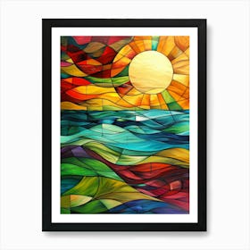 Sunset In The Sky 6 Art Print