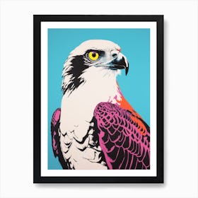 Andy Warhol Style Bird Osprey 3 Art Print
