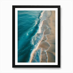 Sand And Waves 4 Art Print