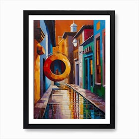 City Street Art Print