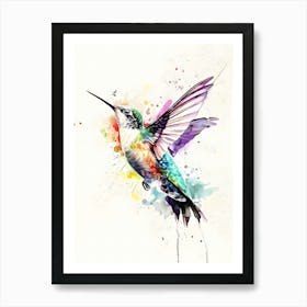 Hummingbird Canvas Print Art Print