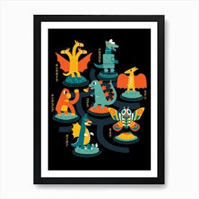 Tokyo Zoo Art Print