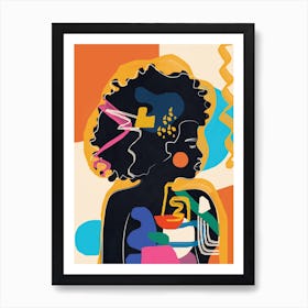 Modern Abstract Woman Ii Art Print