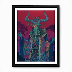 Horned Demon Poster