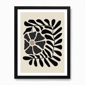 Flower In A Square Art Print