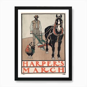 Harper's March, Edward Penfield 2 Art Print