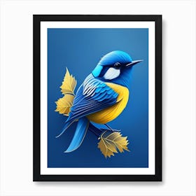 Blue Tit 1 Art Print