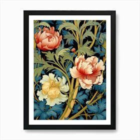 William Morris Peonies 1 Art Print