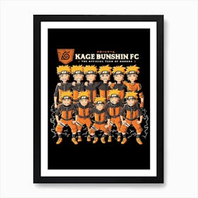 Naruto Team Art Print