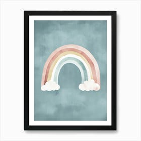 Watercolor Rainbow Art Print