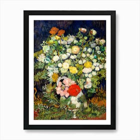 Flowers In A Vase 49 Art Print