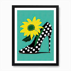 Green Shoe Art Print