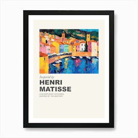 Museum Poster Inspired By Henri Matisse 1 Art Print