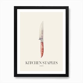 Kitchen Staples Kinife 1 Poster