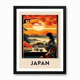 Vintage Travel Poster Japan 7 Art Print