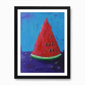 Watermelon Slice Art Print