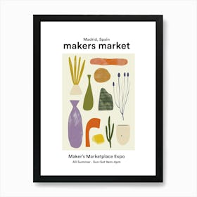 Madrid, Spain Maker S Marketplace Expo Art Print