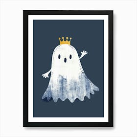 Ghost With A Crown 1 Art Print