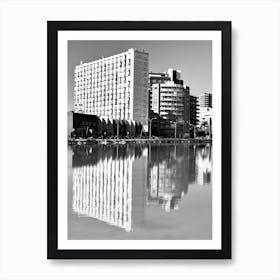 Reflections in the water Art Print