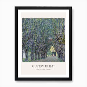 Allee At Schloss Kammer, Gustav Klimt Poster Art Print