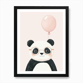 Panda Bear, Nursery Wall Art for Kids Art Print