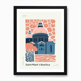 Travel Saint Mark S Basilica Venice Italy Abstract Gallery Art Print