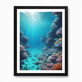Underwater Escape Art Print