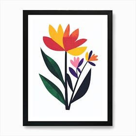 Colorful Flowers 14 Art Print