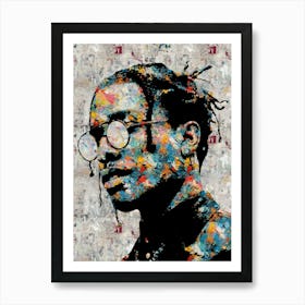 Asap Rocky Abstract Art Print