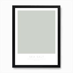 Colour Block Collection - Sea Salt Art Print