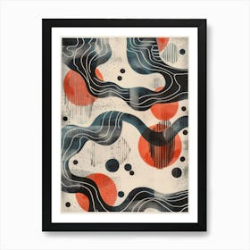 'Waves' 22 Art Print