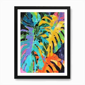 Monstera Leaves Art Print