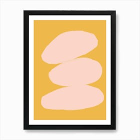 Stack Of Pebbles Art Print