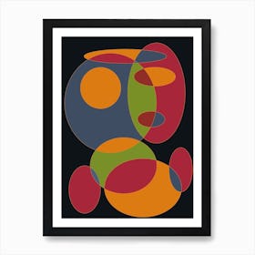 Abstract Circles Art Print