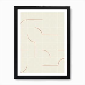 Minimal Wall Tiles 03 Art Print